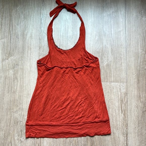 Max Rave Junior’s Dark Orange Beaded Halter Top
Size Small - Picture 8 of 16